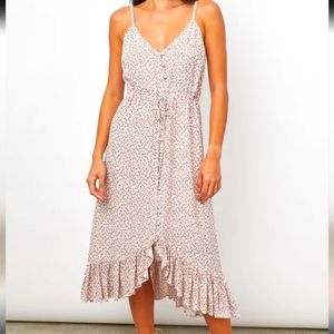 RAILS Frida Dress Lined Ruffle Skirt Size XS